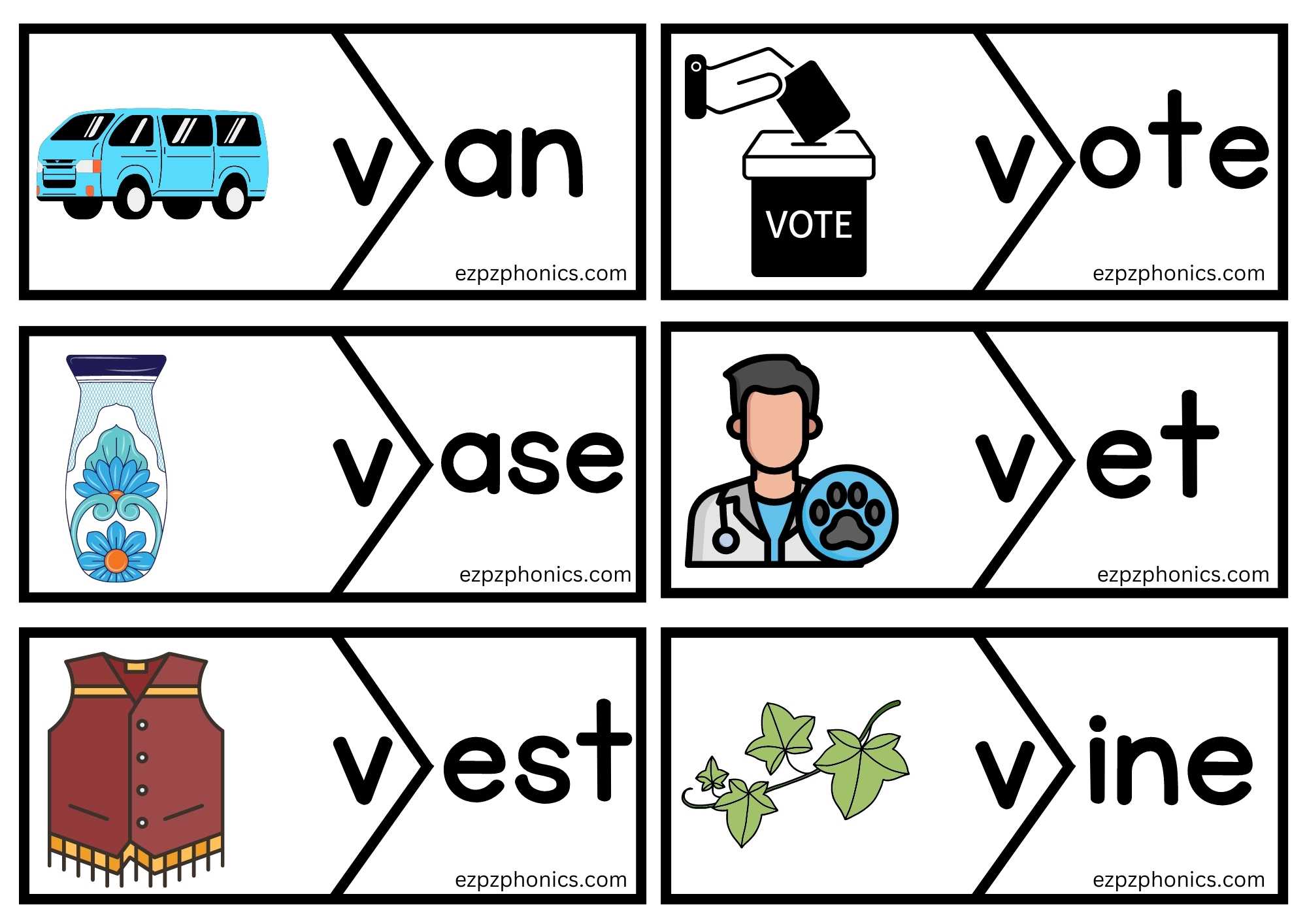 2 Letter V Write And Find Beginning Sounds Worksheet